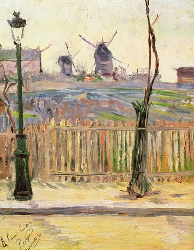 The Windmills at Montmartre by Paul Signac